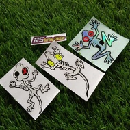 Gecko cutting sticker, gecko sticker