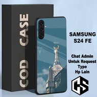 HP Glossy glitter Softcase for type SAMSUNG S24 FEhp Quotes Motif/case samsung s24 fe/casing samsung