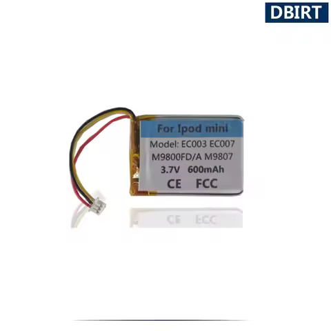 600mAh Battery For IPOD MINI EC003 EC007 M9804 M9801 M9802 M9806 W065 M9807 A1051 M9805 4GB MP3/4 1s