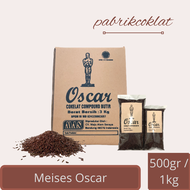 OSCAR Meises / Coklat Butir / Meses / Mesis Coklat Chocolate 500gram (500g) repack / 1kilogram (1kg)
