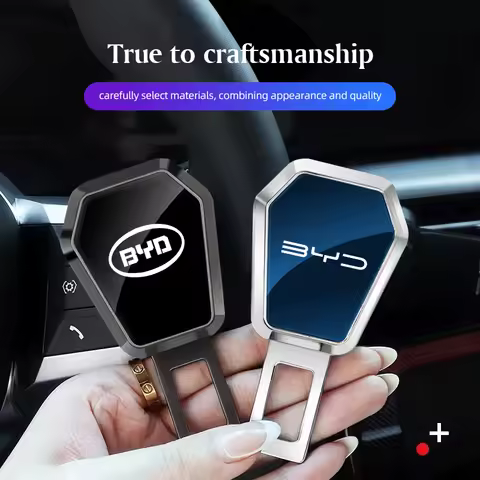 Car Seat Belt Buckle Plug Auto Safety Strap Extension For BYD Atto 3 Yuan Plus Han Tang EV F3 E6 Dmi