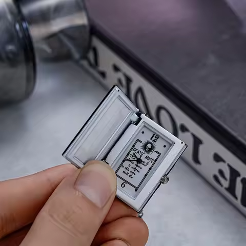 1PC Creative Retro Death Notebook Necklace, Pocket Watch Flip Book, Pocket Watch, Female Gifts to Ma