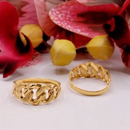 Cincin benson perut ular emas 916