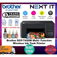 [READY STOCK] Brother DCP-T420W Multi-function Print, Copy, Scan, Wireless Ink Tank Printer