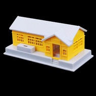 LazaraHome HO Scale Building 1:87 HO รุ่นของเกจรถไฟภูมิทัศน์รูปแบบ