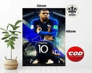 POSTER TEMA KYLAN MBAPPE/POSTER DINDING KYLAN MBAPPE/POSTER KYLAN MBAPPE FRANCIS/WALLDECOR