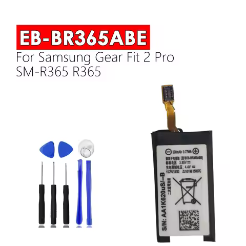 For Samsung Gear Fit 2 Pro SM-R365 R365 EB-BR365ABE 200mAh Smart Watch Battery
