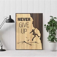 25 Mẫu tranh bằng gỗ khắc chữ treo tường decor slogan tiếng Anh Nhận Thiết kế.