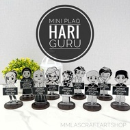 Mini Plaq / mini stand (Hiasan Meja Pejabat)