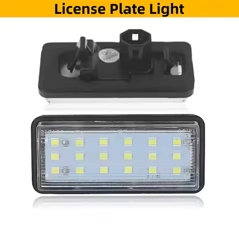 2x LED License Plate Light For Lexus Cruiser Prado J100 J120 J200 Lexus LX470 LX570 GX470 Toyota Rei
