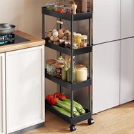 [48H Shipping] Kitchen gap storage rack, floor-standing multi-layer narrow gap storage shelf for hom