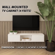 HP063 Wall Mounted TV Cabinet (4 Feets) TV Console Wall TV Cabinet TV Rack Hanging TV Cabinet Furniture Rak TV Dinding