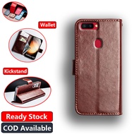 Oppo R11s Plus R15 R15 Pro CPH1831 CPH1835 CPH1719 CPH1721 Vintage Classic Leather Wallet Folio Case Flip Notebook Style Cover with Magnetic Closure Kickstand Card Slots