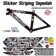 UNIVERSAL BIKE BMX MOTIF STRIPING ALL BMX STICKER/ UNIVERSAL VARIATION STICKER LIS BICYCLE STICKER P
