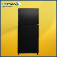 Sharp Kulkas 2 Pintu Besar Big 2 Door Refrigerator SJIG763PGBK