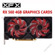 【USED】 XFX RX 560  2GB  4GB Graphics Cards AMD GPU Radeon RX560 4GB 4G Video Screen Cards Desktop Ga