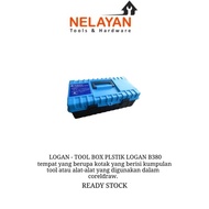 Logan - LOGAN - Plastic TOOL BOX LOGAN B380 Color