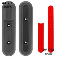 WATTLE 2Pcs Electric Scooter Wheel Hub Cover, ABS With Reflective Sticker Electric Scooter Wheel Sid