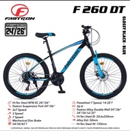 SEPEDA MTB / SEPEDA GUNUNG 24 FASTRON NEW F 260 DT 21SP FORK SUSPENSI INNER CABLE