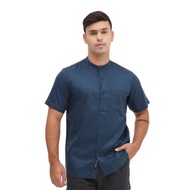 Belle Boutique EIGER TAKIAN SHIRT 1.0 SS SHORT KEMEJA LENGAN PENDEK KOKO BAJU MUSLIM PRIA KERAH MAND