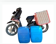 tas motor tas obrok tas kandek beronjong motor bahan goni ukuran jerigen 40 liter