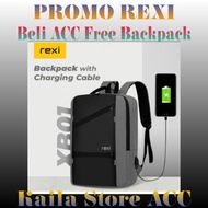 Rexi Program Backpack + Acc, Buy Rexi Acc Free Work Bag / Rexi School Bag