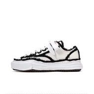 รองเท้าผ้าใบทรงบาน MMY ทรงสามสีสำหรับผู้ชายและผู้หญิง รองเท้าผ้าใบลายมัดย้อมที่มีรูปแบบเปลี่ยนแปลงได