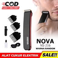 [PROMO] Alat Cukur Nova NS 216/NS-216 Alat Cukur Rambut Elektrik / Alat Cukur Tanpa Kabel / Alat Cuk