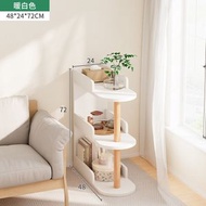 客廳沙發邊置物架臥室床頭窄夾縫隙收納架子儲物櫃子 小型書架落地（平行進口）（快遞送貨上門）