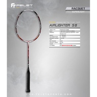 ✲Felet Airlighter 58 Ultra Light 58g 9u Racket Badminton Racket Raket Badminton Original Racquet Bad
