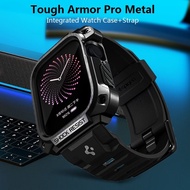 For Apple Watch Ultra 2/Ultra 49mm Tough Armor Pro Metal Integrated Watch Case+Strap for S9 S8 S7 S6 S5 S4 SE SE2 Spigen All-round Protection Case (41mm 45mm 44mm 40mm)