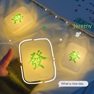 JEREMY1 Mahjong Night Light Soft Light Table lamp Desktop Bedroom Eye Care Decorative Lamp