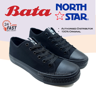 🔥BATA BEST SELLER🔥 Kasut Sekolah Hitam Kanvas North Star Canvas School Shoe 5896303 8896503 学校鞋
