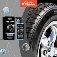 Tire Wheel Care Gloss Shine Spray Rubber Plastic Trim Restorer Tyre Shine