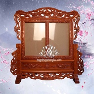 Khung ảnh tứ linh đôi gỗ huong cỡ ảnh thờ 20x30