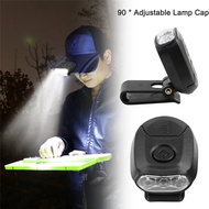 【Stock】Clip cap lamp night lights bicycle headlight  Button Battery Portable  water proof bike headlight motorcycle led headlight  fishing lighting sports headlamp   outdoor camp