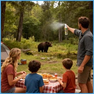 Bear Spray for Hiking 50mL Long-Range Quick Portable Protection Bear Drive Spray for Animal Lion Dog