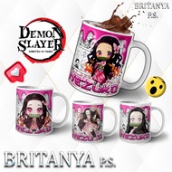 DEMON SLAYER NEZUKO LAYOUT ANIME MUG DESIGN