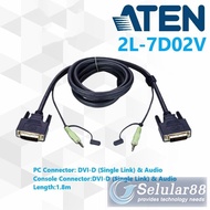 ATEN 2L-7D02V 1.8M DVI-D Single Link KVM Cable 1.8 meter ORI
