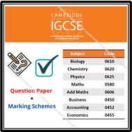 5 YEAR IGCSE Past Exam Papers (2024 2023 2022 2021 2020 2019) May/June & Oct/Nov | Question Paper + 