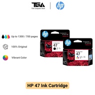 HP 47 Ink Cartridge Black / Color [Original] Ink Printer HP 4825, 4826, 4877, 4828