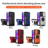 Armor Case For Samsung Galaxy A05 F05 M05 Case Shockproof Slide Lens Protector Phone Cover For Samsu