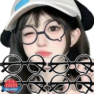 [3-5 DAYS DELIVERY]Lightweight PC Glasses Frame with Crying Anime Design, Round Frame Lensless Eyewe
