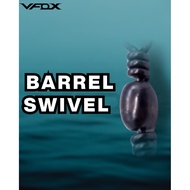 VFOX BARREL SWIVEL + SAFETY SNAP FISHING - Fishing Swivel + Fishing Snap