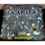 Toto NARITA -(1) Selimut Tebal Blanket Comforter King Size 74 X 90