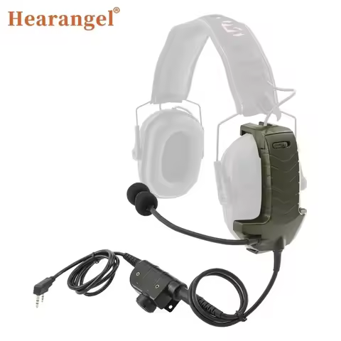 2024 External Microphone Kit and Ken Plug PTT Tactical Headset Adapter for Walker's Razor Tactical S