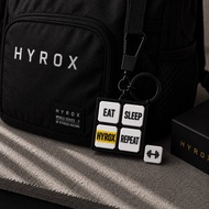 GANTUNGAN Hymerch Hyrox Clicker Fidget Keychain Hyrox Mechanical Keyboard 3D Eat sleep Hyrox Repeat