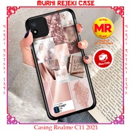 Pure Case Hp REALME C11 2021 Casing Motif [ AESTHEPINKY] Latest Cool Casing Best Selling Casing Hard