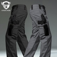 EAGLADE Tactical Cargo Pants for Men in Black S-3XL JT-PJK55 A01