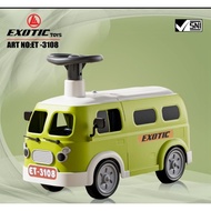 Children's Push Car Toy ET 3108 LET'S 570 et 2128 tayo bus mini bus ride on music lights